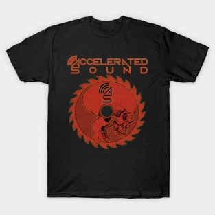 Accelerated Sound Logo and Skull T-Shirt